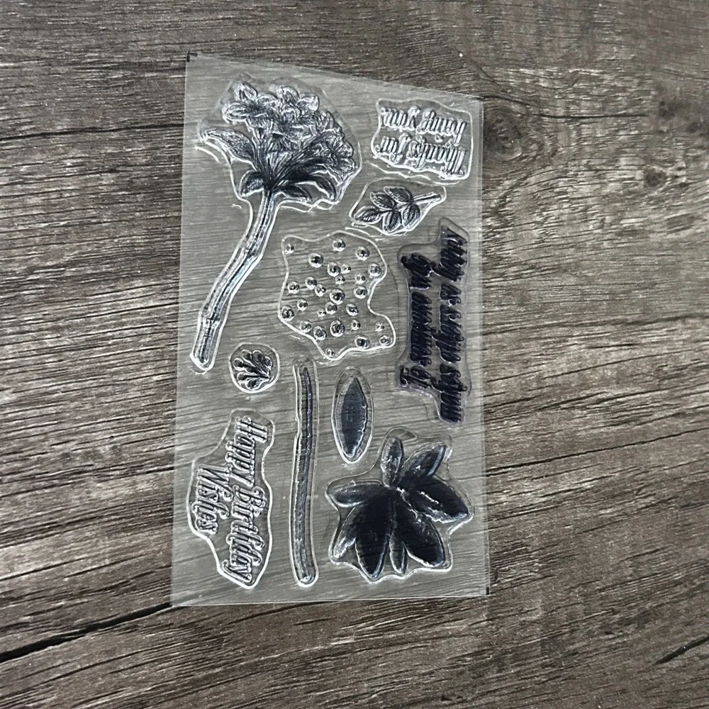 Stampin Up Floral Clear Stamp Set Bundle What I Love & Avant Garden Card‎ Craft